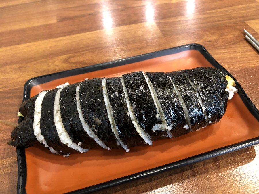 뽐뿌:모바일갤러리 - 돈까스와 참치김밥