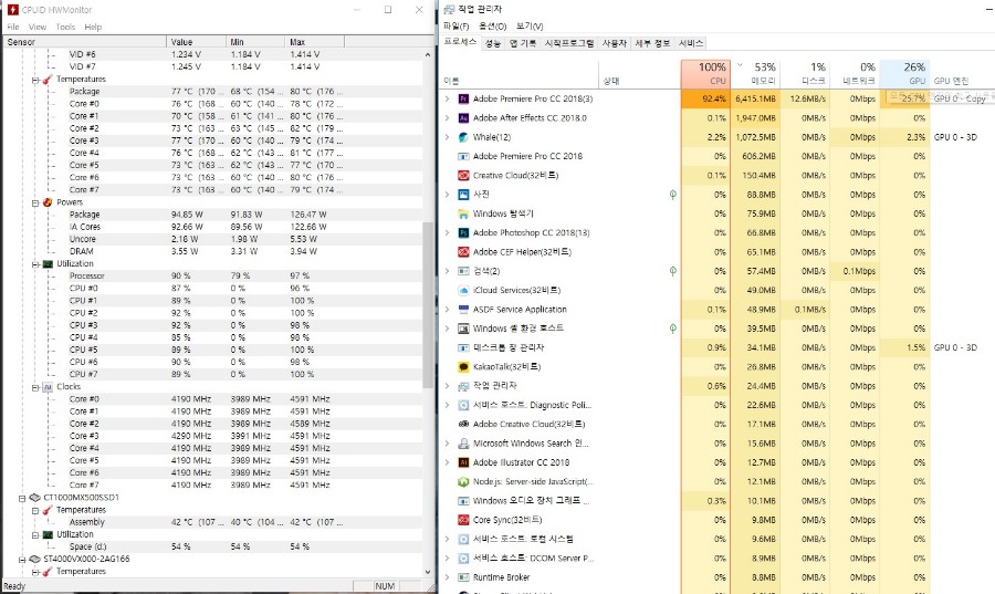 뽐뿌:컴퓨터포럼 - 9700k인데 온도랑 클락 좀 봐주시겠어요?
