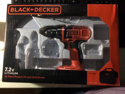 Black and Decker LDX172PK - 7.2V Lithium Cordless Drill Project