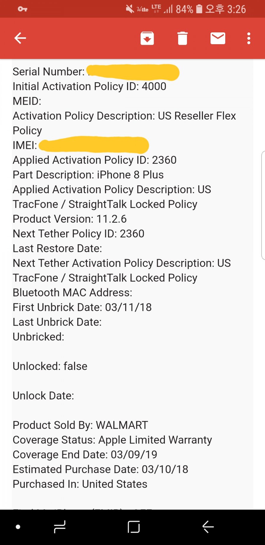 2360 us tracfone straighttalk locked policy number