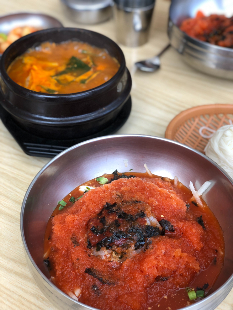 뽐뿌:모바일갤러리 - 시원한 포항물회 시원한 포항물회