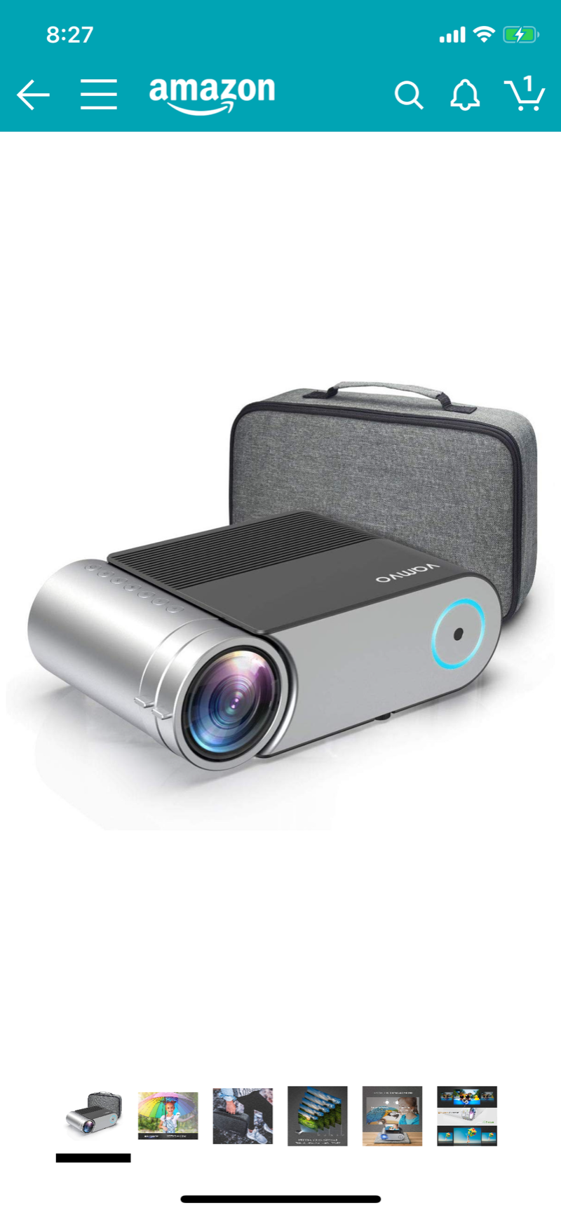 Amazon Mini Projector Vamvo L Portable Video Projector Or