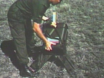 gas_mortar  The U.S.-made portable E-8 launcher was carried in a backbpack.jpg