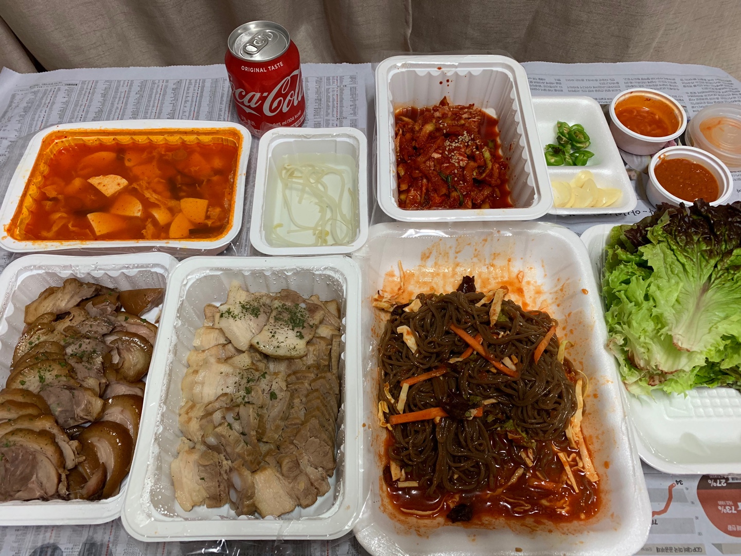 보쌈족발국수세트 - 뽐뿌:자유갤러리 보쌈족발국수세트