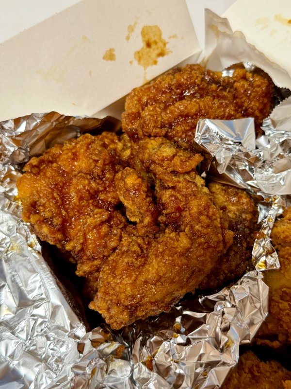 비가오는날 꿀맛 치킨