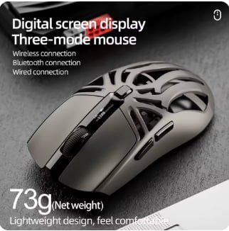 SMAILWOLF RS8 1000Hz Bluetooth 마우스, 10000dpi, 3가지 모드 연결, 경량 매크로 게이밍 마우스 노트북 컴퓨터.png