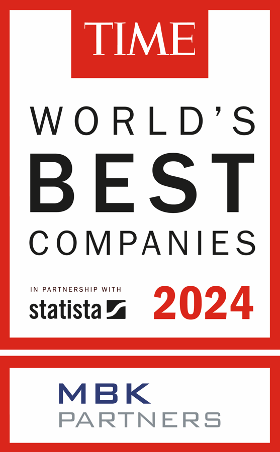 MBKƮʽ ۷ι ְ 'Ÿ(TIME)'  мü 'ƼŸ(Statista)' ǥ '2024  ְ (Worlds Best Companies)' ƴٰ 25 . /Ÿ